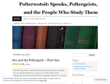 Tablet Screenshot of polterwotsit.wordpress.com