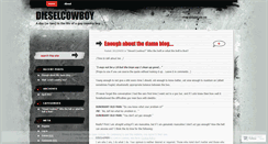 Desktop Screenshot of dieselcowboy.wordpress.com