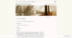 Desktop Screenshot of halpage.wordpress.com