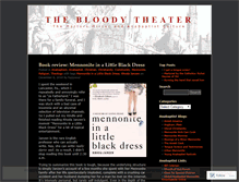 Tablet Screenshot of bloodytheater.wordpress.com