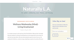 Desktop Screenshot of naturallyla.wordpress.com