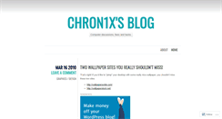 Desktop Screenshot of chron1x.wordpress.com
