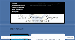 Desktop Screenshot of giorginofernando.wordpress.com