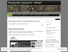 Tablet Screenshot of mountainbikestory.wordpress.com