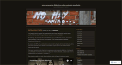 Desktop Screenshot of amachado.wordpress.com