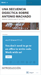 Mobile Screenshot of amachado.wordpress.com