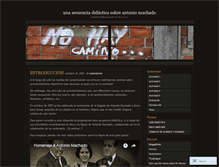 Tablet Screenshot of amachado.wordpress.com