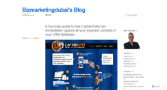 Desktop Screenshot of bizmarketingdubai.wordpress.com