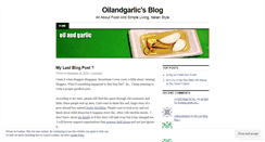 Desktop Screenshot of oilandgarlic.wordpress.com