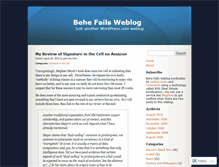 Tablet Screenshot of behefails.wordpress.com