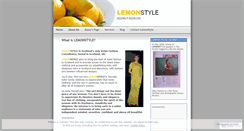 Desktop Screenshot of lemonstyle.wordpress.com