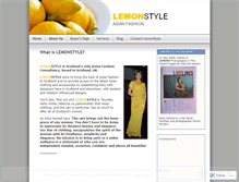 Tablet Screenshot of lemonstyle.wordpress.com