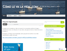 Tablet Screenshot of comolevalavidapuntocom.wordpress.com