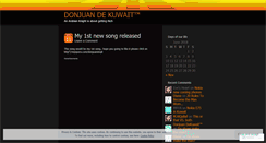 Desktop Screenshot of donjuandekuwait.wordpress.com