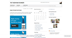 Desktop Screenshot of fatkenyanrunner.wordpress.com