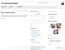 Tablet Screenshot of fatkenyanrunner.wordpress.com