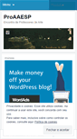 Mobile Screenshot of proaaesp.wordpress.com