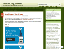 Tablet Screenshot of choosevegatlanta.wordpress.com