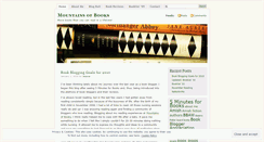 Desktop Screenshot of mountainsofbooks.wordpress.com