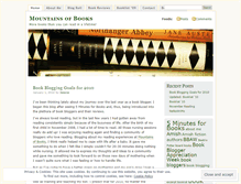 Tablet Screenshot of mountainsofbooks.wordpress.com