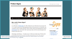 Desktop Screenshot of frokensigne.wordpress.com