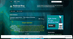 Desktop Screenshot of hatzboyz.wordpress.com