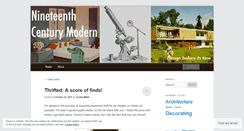 Desktop Screenshot of nineteenthcenturymodern.wordpress.com