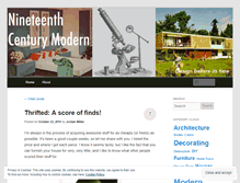 Tablet Screenshot of nineteenthcenturymodern.wordpress.com