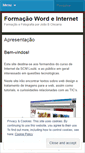 Mobile Screenshot of formacaoalgarve.wordpress.com