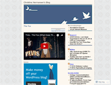Tablet Screenshot of christinehermansen.wordpress.com
