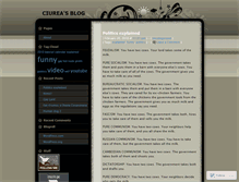 Tablet Screenshot of ciurea.wordpress.com