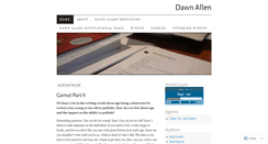 Desktop Screenshot of dawnall.wordpress.com