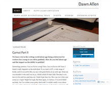 Tablet Screenshot of dawnall.wordpress.com