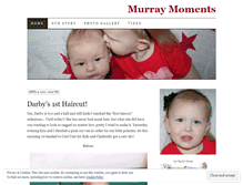 Tablet Screenshot of murraymoments.wordpress.com