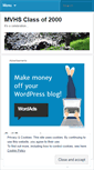 Mobile Screenshot of mvhsclassof2000.wordpress.com