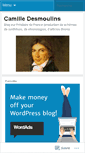 Mobile Screenshot of camilledesmoulins.wordpress.com