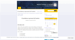 Desktop Screenshot of iglesiacristianalaverdad.wordpress.com