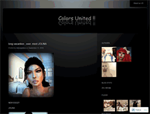 Tablet Screenshot of colorsunited.wordpress.com