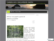 Tablet Screenshot of cuidadoscomomeioambientemarinho.wordpress.com
