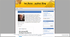 Desktop Screenshot of ianboneauthor.wordpress.com