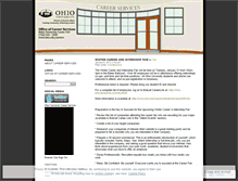 Tablet Screenshot of ohiocareers.wordpress.com