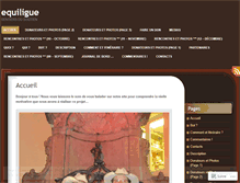 Tablet Screenshot of equiligue.wordpress.com