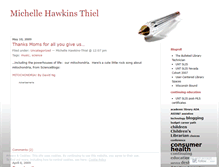 Tablet Screenshot of michellehawkinsthiel.wordpress.com