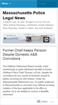 Mobile Screenshot of policelegal.wordpress.com