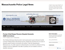 Tablet Screenshot of policelegal.wordpress.com