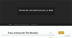 Desktop Screenshot of fotosdelosbeatlesdelaweb.wordpress.com