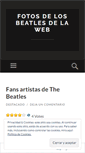 Mobile Screenshot of fotosdelosbeatlesdelaweb.wordpress.com