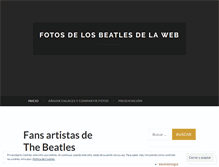 Tablet Screenshot of fotosdelosbeatlesdelaweb.wordpress.com