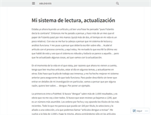 Tablet Screenshot of ablogios.wordpress.com