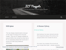 Tablet Screenshot of ictnuggets.wordpress.com